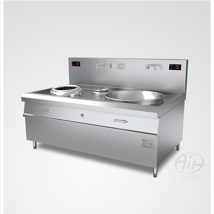 电磁大锅小炒组合灶