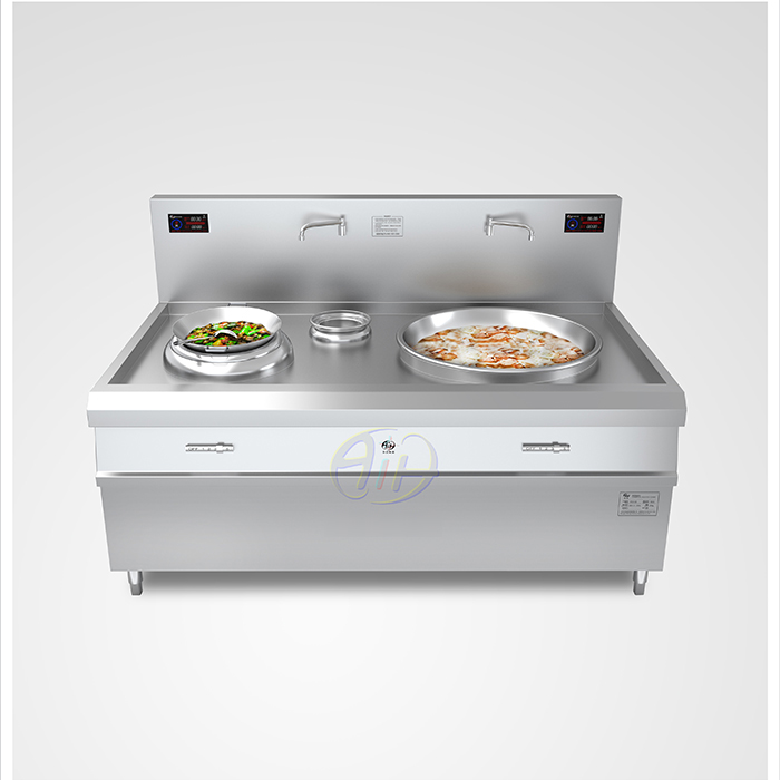 电磁大锅小炒组合灶