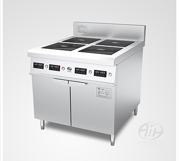 电磁四头煲仔炉