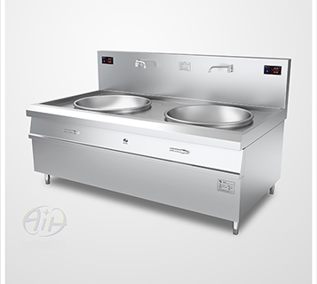 电磁双头大锅炒灶 电磁双头大锅炒灶